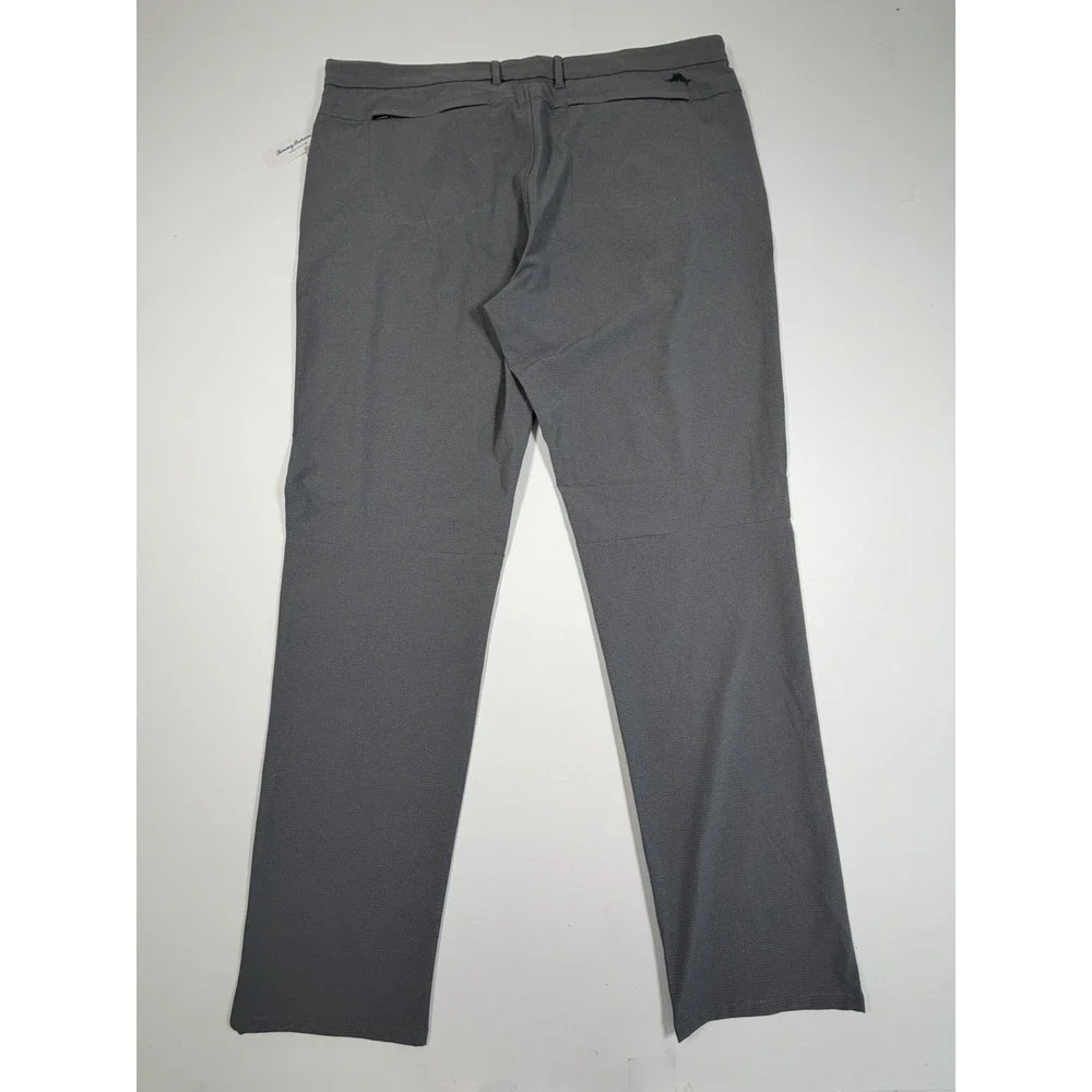 Tommy Bahama Island Zone Stretch Chip Shot Five Pocket Fog Grey Pants Sz 40x34
